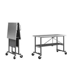 Stainless  Commercial SmartFold Portable Workbench