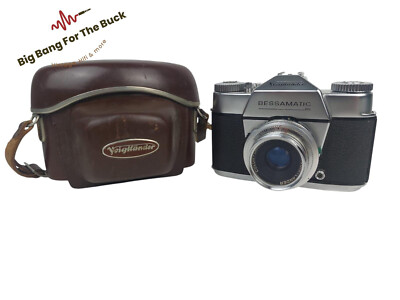 Voigtländer Bessamatic m Color-Lanthar 1:2.8/50 SLR Spiegelreflex Kamera Sammler