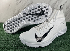Botines de fútbol Nike Vapor intocables Speed Turf 2 talla 13,5 blancos nuevos AO8744-100