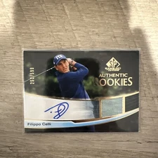 2024 Upper Deck SP Game Used Filippo Celli Authentic Rookies Relic Auto /599