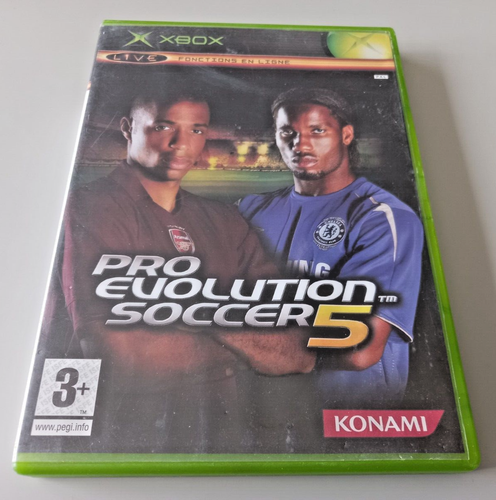 Jeu Xbox Pro Evolution Soccer 5 (PES 5) - Version PAL, Boîtier D'origine, CD Rayé Mais Fonctionne | Occasion état Correct
