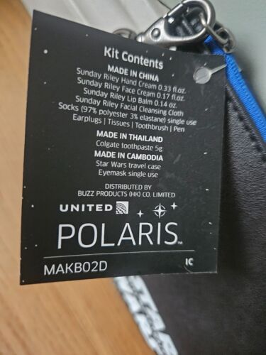 United Airlines Polaris Business 'Star Wars The Rise of SkyWalker' 2020 - Sealed - Picture 2 of 3