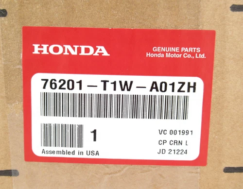Genuine OEM Honda 76201-T1W-A01ZH Passenger RH Side Mirror Cap 15-18 CR-V