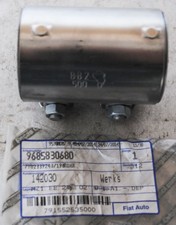 Original Fiat Auspuff Doppelschelle Rohrverbinder Phedra Ulysse Scudo 9685830680