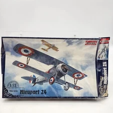 Nieuport 24 French Fighter Aircraft WWI 1/72 Scale Plastic Model Kit RODEN 060