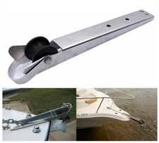  Stainless Steel Boat Bow Anchor Roller Self Launching 15-1/4" Heavy Duty