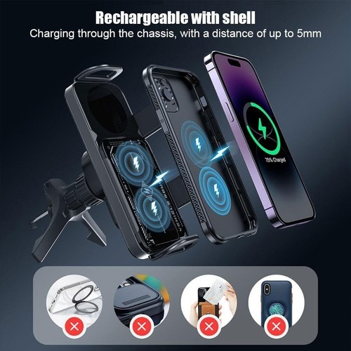 2 in 1 Auto Rotating Phone Holder High Intelligent Mobile Phone/Pad Holder New - Picture 6 of 14