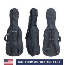 Yinfente Cello Case Durable With Multiple Pockets and Adjustable Backpack Straps