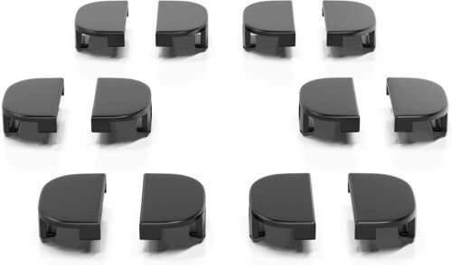 Olsa Tools Aluminum Socket Holder ABS Locking End Caps Fits 1/4-Inch, 3/8Black