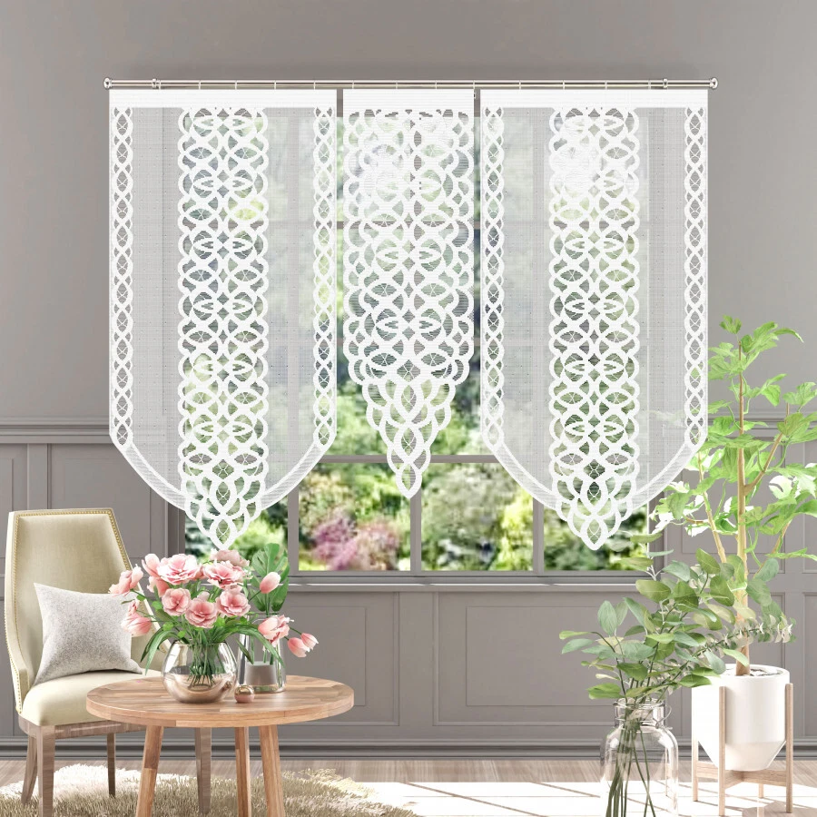 Fertiggardine Gardinen Set Vorhänge Schiebegardine Flächenvorhang KräuselbandA&G - Bild 3 von 4