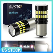 2x 7506 1156 P21w 1003 Ba15s Led Light Bulb Brake Stop Reverse Light Bulbs White