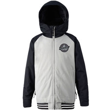 BURTON 140-147 / M / 10-12 KINDER JUNGEN 10K SKI SNOWBOARD JACKE GRAU 120€ TOP