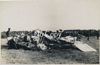 Photo WW1: France, aeroplane crash 1917 X236