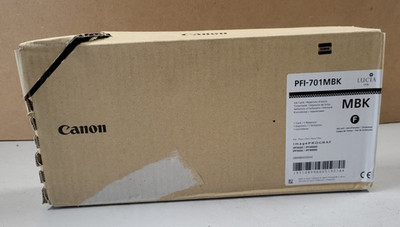 Ink Canon PFI-701MBK 0899B005 Matt Black New Original Packaging Original iPF 8000 01.2018