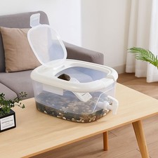 con valvola di scarico serbatoio tartarughe grande spazio scatola alimentazione tartarughe negozio animali
