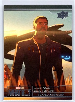 T'Challa Star-Lord 2023 Upper Deck Marvel What If ? 42