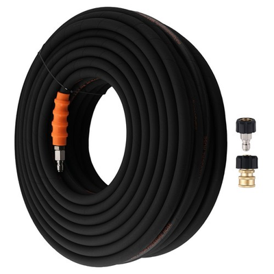 #ad 150FT Power Pressure Washer Extension Hose 4800PSI 3 8quot; M22 14mm Adapter $143.50
