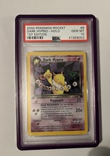 PSA 10 - Pokémon Dark Hypno 1st Edition Team Rocket 9/82 Holo Rare Card - GEM MT