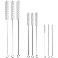 Long 3-Size Straw Cleaner Brush Kit for 20 30 40 oz Tumblers Mugs Cups Bottles