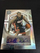 05-06 Topps First Row Signature Swish Dorell Wright  Auto 116/190 