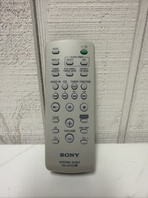 Sony RM-SC55 Audio System Remote Control MHC-EC55 MHC-EC77 MHC-CX99 HCD-EC55 HCD