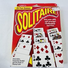 Vintage Hoyle Solitaire 25 Fun Games with 2 Decks Of Cards 7260 1997