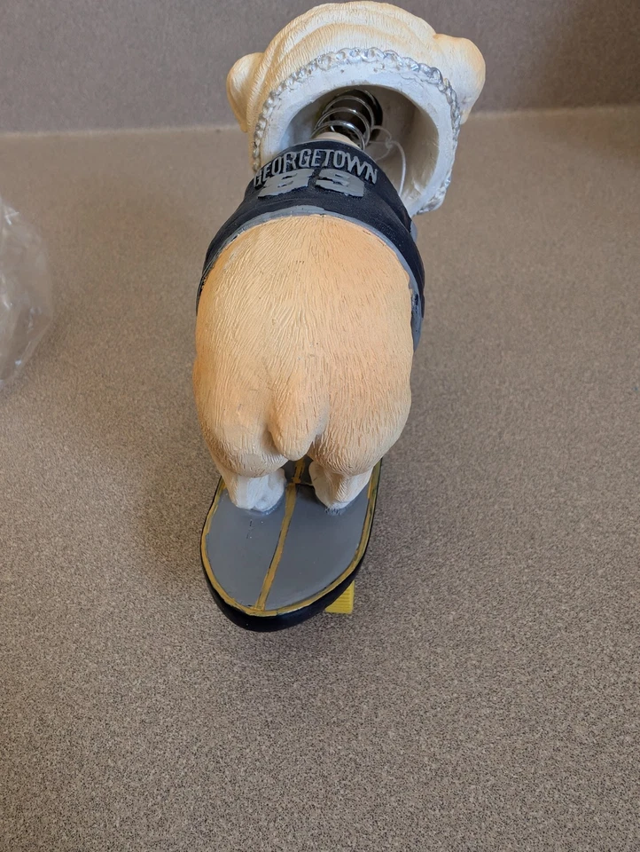 Georgetown Hoyas Basketball Jack the Bulldog On Skateboard Bobblehead 2015 LE - Image 2 of 4