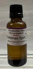 Christmas Spirit 100 % Pure Essential Oil, 1 Fl Oz Spruce Cinnamon Tangerine