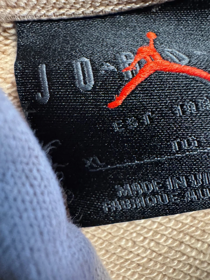 Jordan Flight Womens Pullover Hoodie Brown Long Sleeve Kangaroo Pocket XL - Image 4 of 4