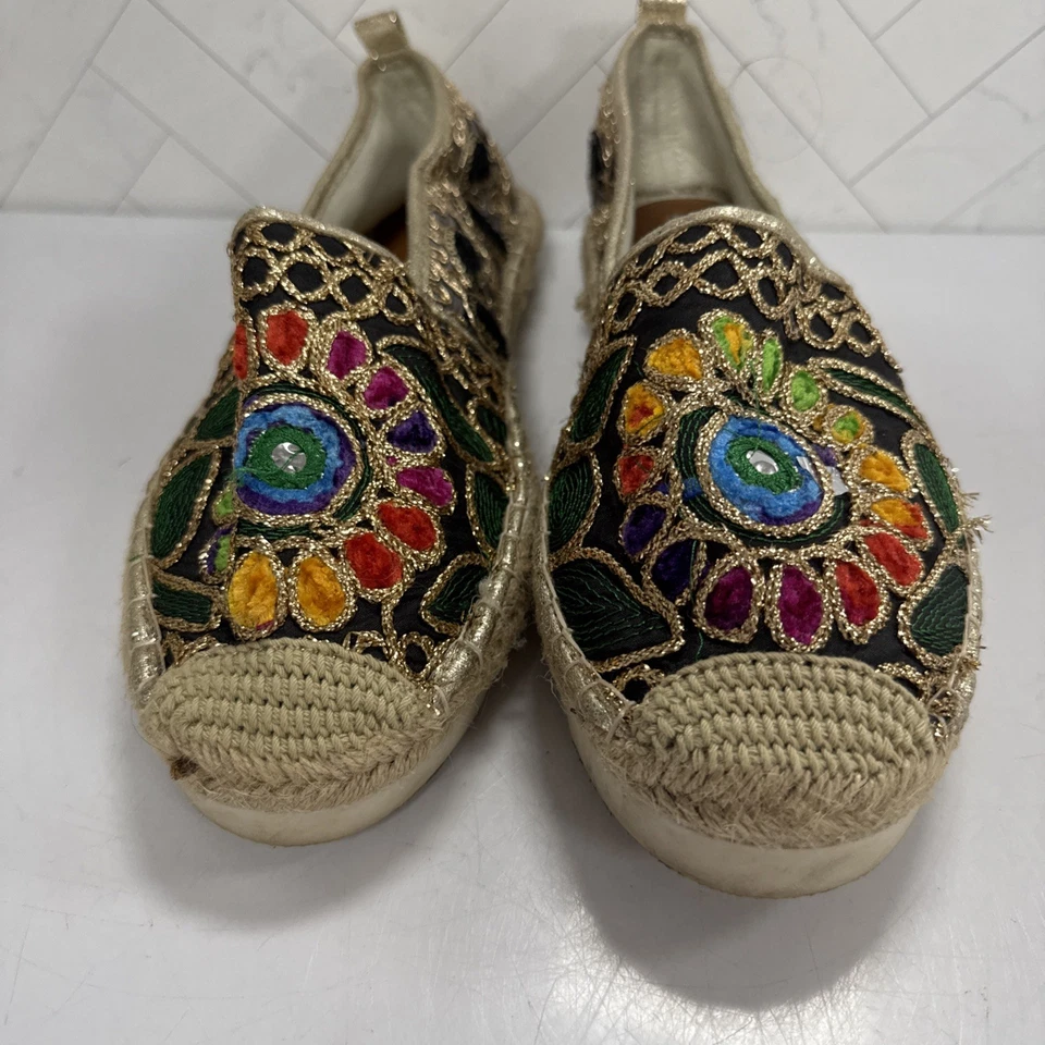 Patrizia By Spring Step Maylis Slip On Shoe Embellished Espadrille 10 Size 41 - Image 2 of 4