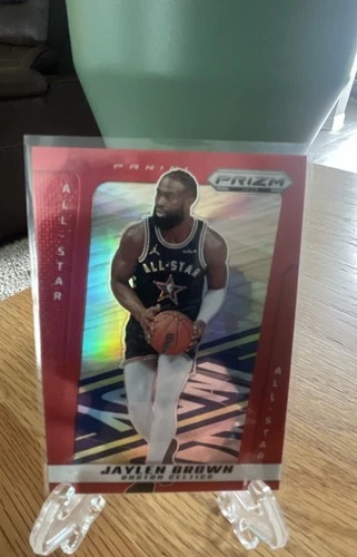 2024-25 Panini Prizm Deca - All-Star Jaylen Brown #255 Red Prizm /199