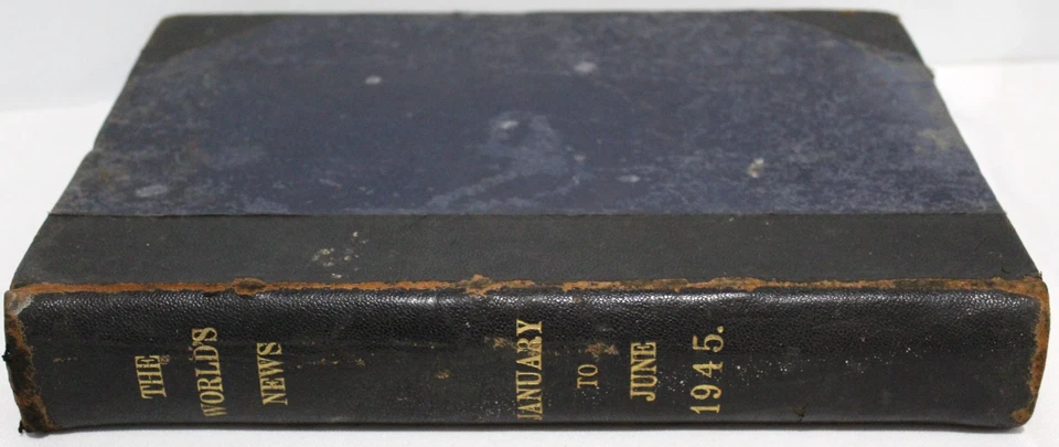 RARE Book 25 Bound Magazine The World's News January to June 1945 Sydney WW2 Era - Image 4 of 4