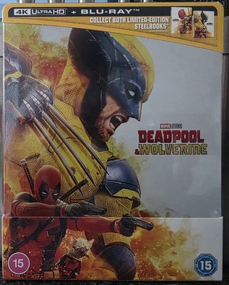 Deadpool & Wolverine STEELBOOK - (4K Blu Ray + Blu Ray) - Zavvi Embossed Excl