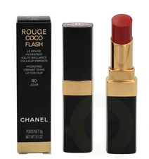 Chanel Rouge Coco Flash Color Shine Intensity Lipstick 90 Jour Reddish Rosewood