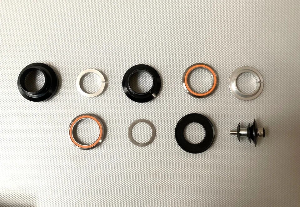 NECO 1 Inch Threadless Headset Black Crown Race Dia 26.4 mm - Image 4 of 4