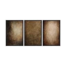 SIGNWIN Framed Canvas Print Wall Art Set Warm Earth Tone Abstract Minimalist ...