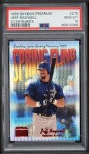 1999 SKYBOX PREMIUM STAR RUBIES #275 JEFF BAGWELL PMG #/50 PSA 10 GEM MINT POP 1