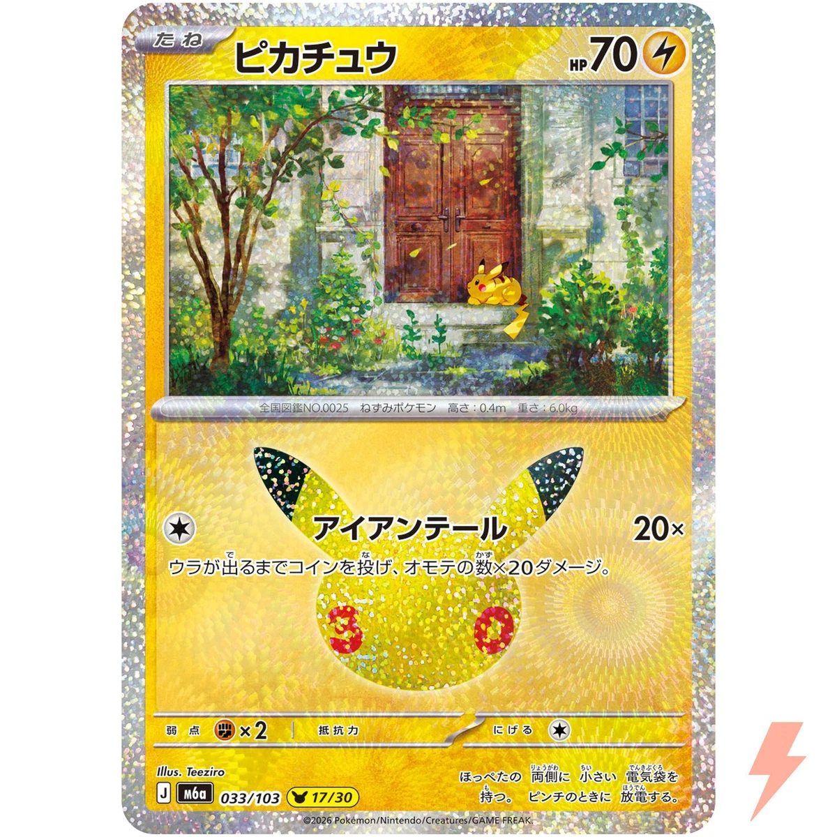 Pikachu Pokémon TCG Nintendo Japanese Individual Collectible Card