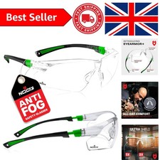 Image of Durable Polycarbonate Safety Glasses with Anti-Fog Coating & Scratch Resistance