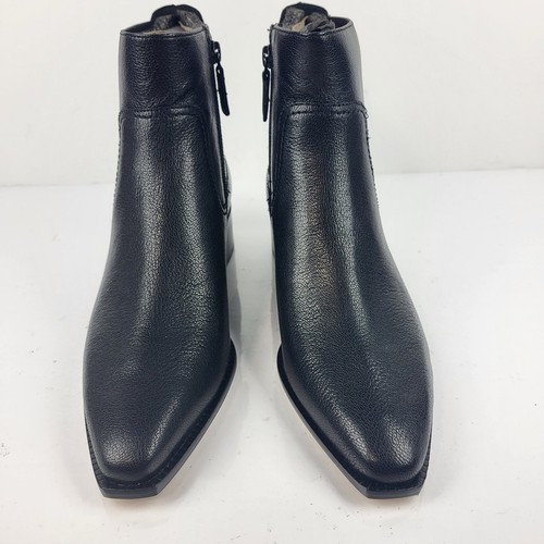 Cole Haan Naia Women's Booties Pointed Toe Block Heel Black Size US 9 B - Picture 4 of 7