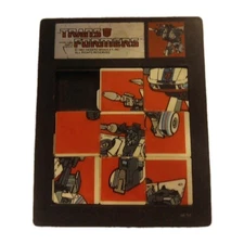 G1 Transformers Vintage 1984 Sliding Slide Puzzle Jazz Autobots