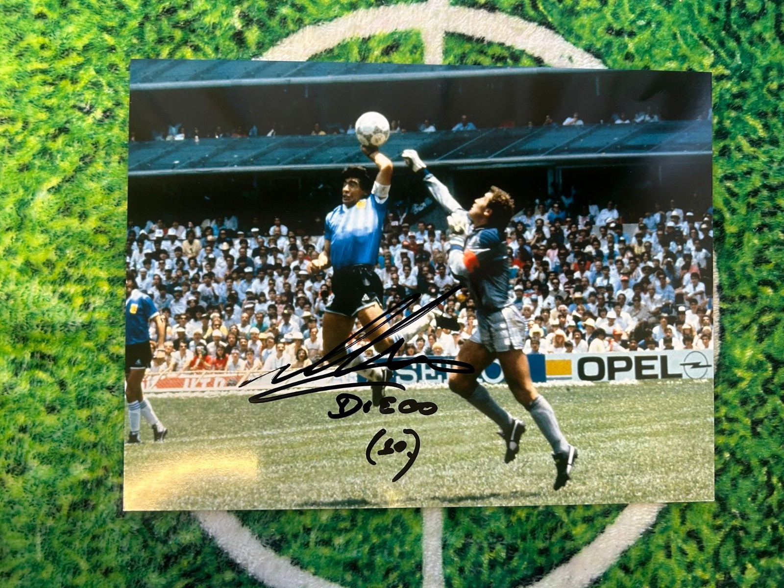 Diego Maradona Argentina Signed 8x6” Photo wCOA for sale on Ebay