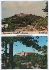 CYPRUS 1970s & 1980s BERENGARIA HOTEL PRODROMOS 2 DIFFERENT MINT POSTCARDS
