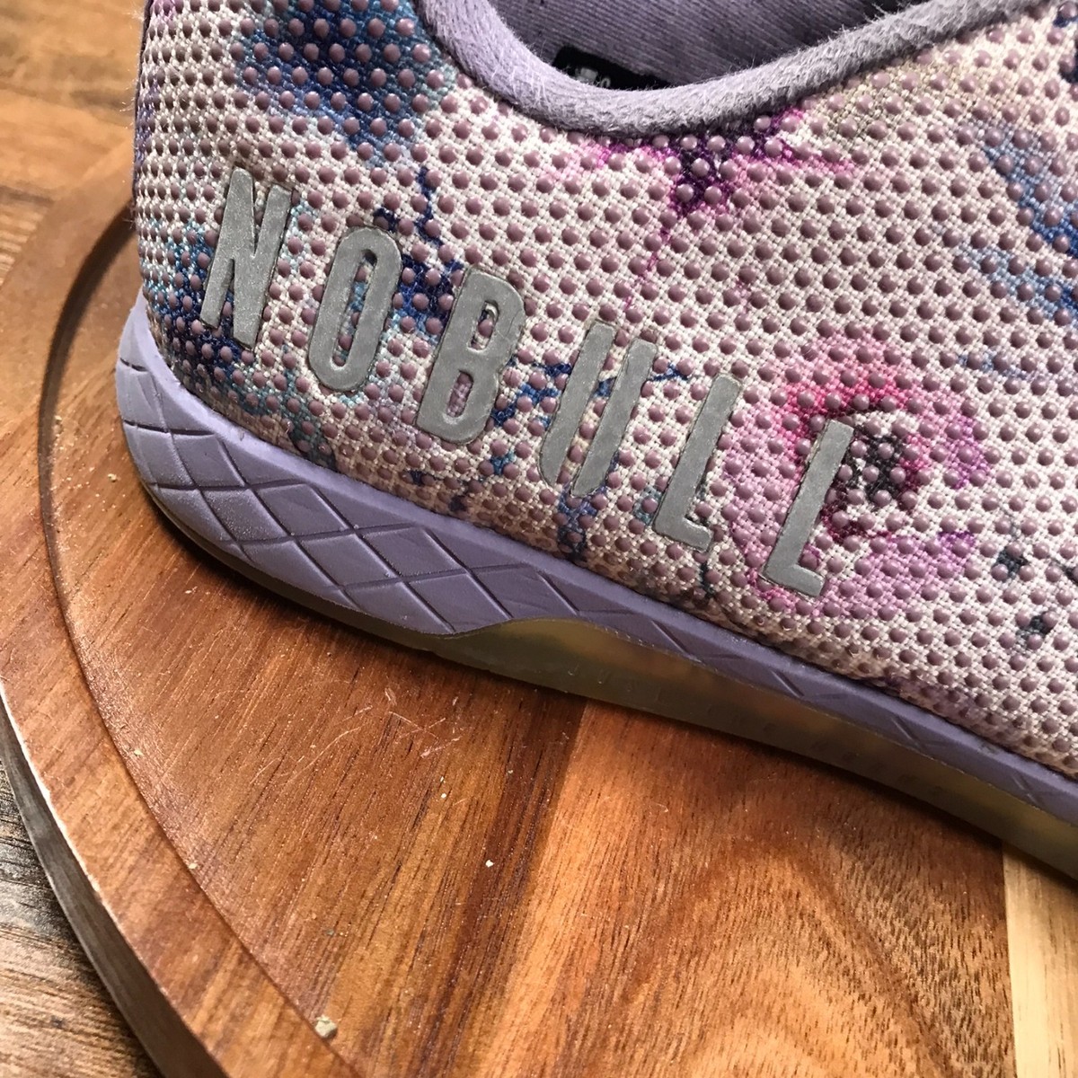 NoBull Outwork Trainers M 10 Purple Watercolor Floral