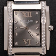 Patek Philippe Twenty-4 Herrenuhr Stahl Diamant Zifferblatt Referenz 4910