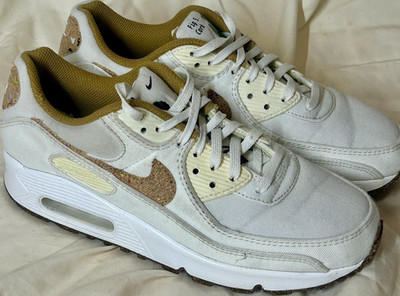 Nike Women s Air Max 90 SE 'Cork Sneaker in white size 8.5