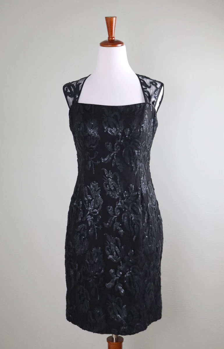 white lace cocktail dress wedding A1347 SHORT SEQUIN FLORAL PRINT A-LINE DRESS - Andrea & Leo | Lady Black Tie Off White main image 1
