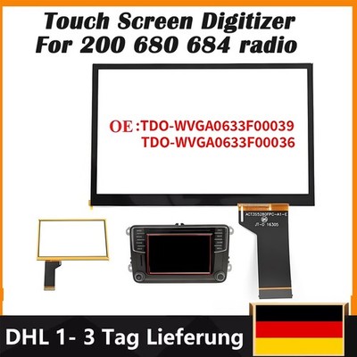 6.5in MIB STD2 Discover Media TOUCH SCREEN DIGITIZER GLAS ERSATZ für VW Display