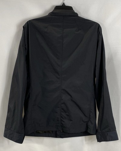 Theory 'Yost N Fuel' Canvas Jacket Black Ink Minimalist Utility Pockets Mens L - Picture 2 of 4