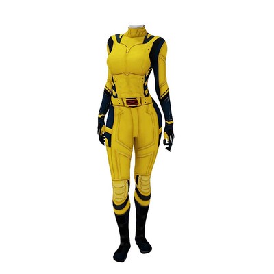 Deadpool 3 Wolverine Cosplay Jumpsuit Bodysuit Costume Halloween Men Suit Outfit